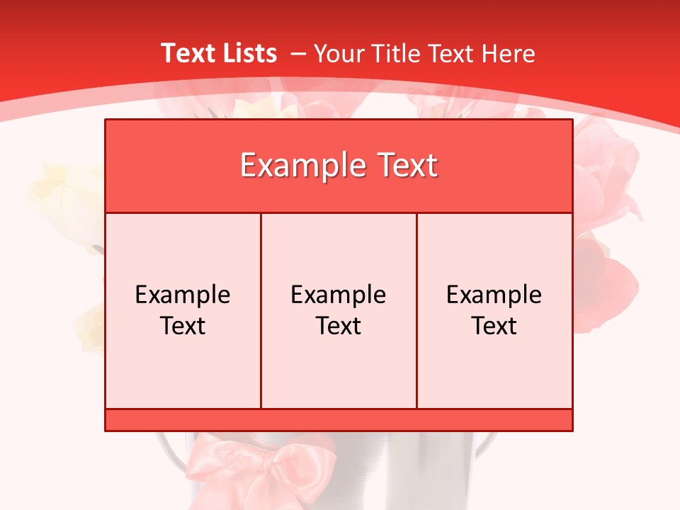 Colour Decorative Floral PowerPoint Template
