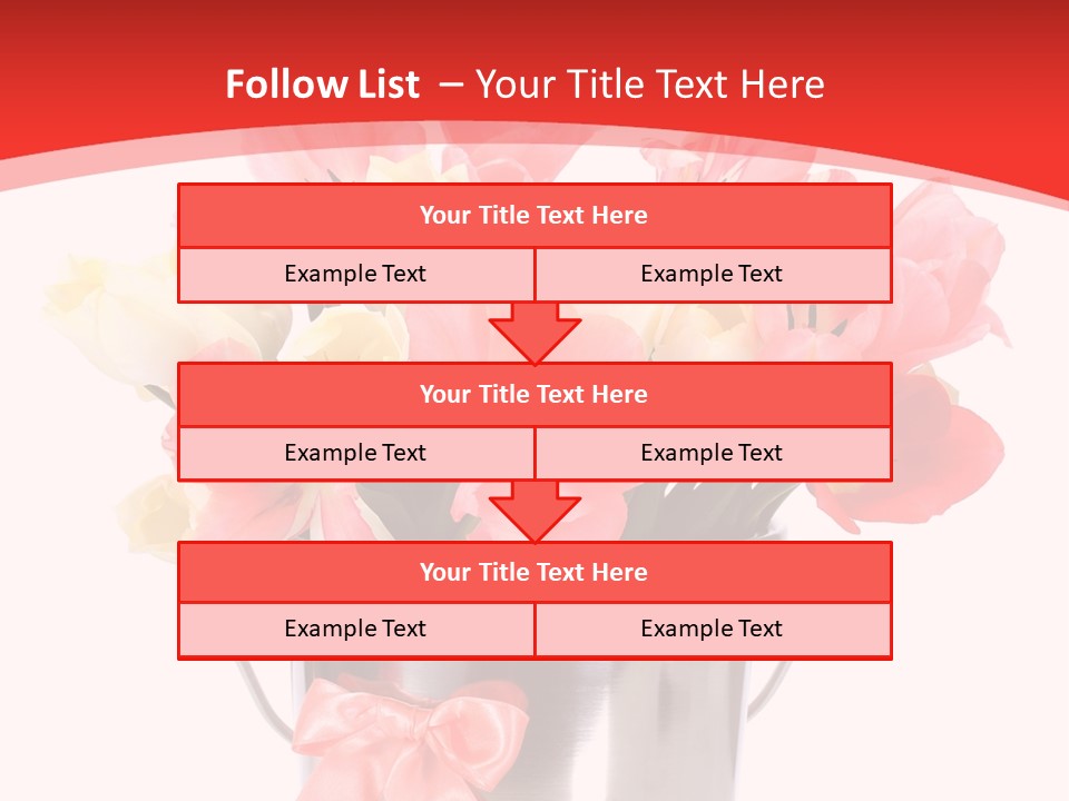 Colour Decorative Floral PowerPoint Template