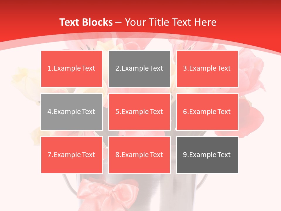 Colour Decorative Floral PowerPoint Template