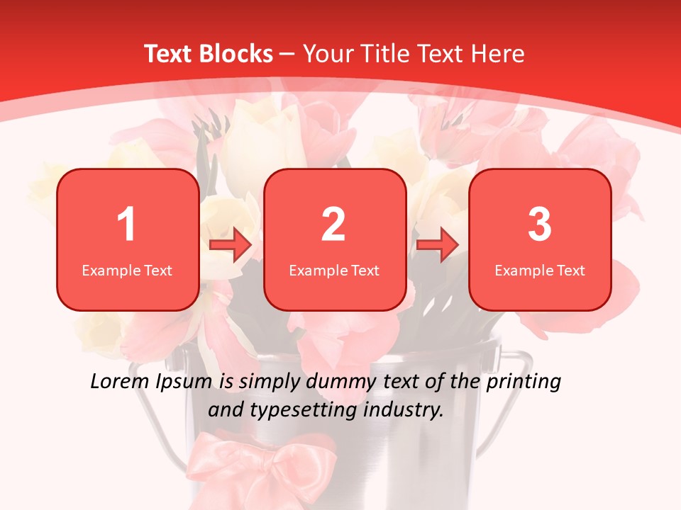 Colour Decorative Floral PowerPoint Template