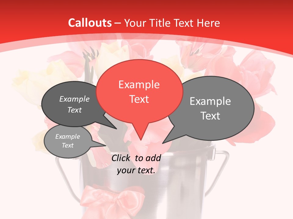 Colour Decorative Floral PowerPoint Template