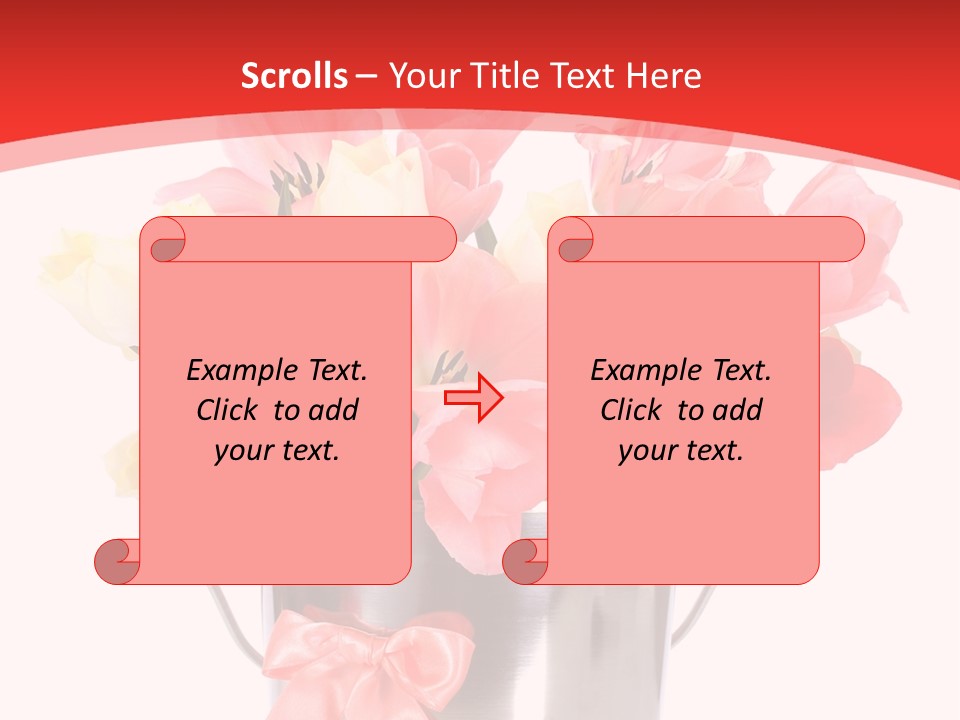 Colour Decorative Floral PowerPoint Template