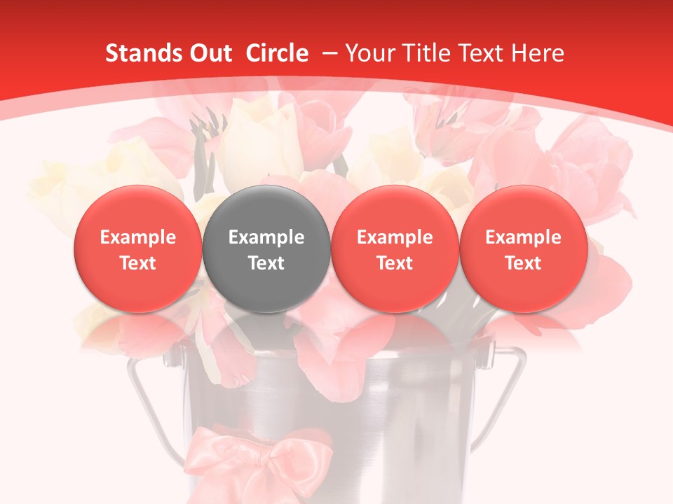 Colour Decorative Floral PowerPoint Template