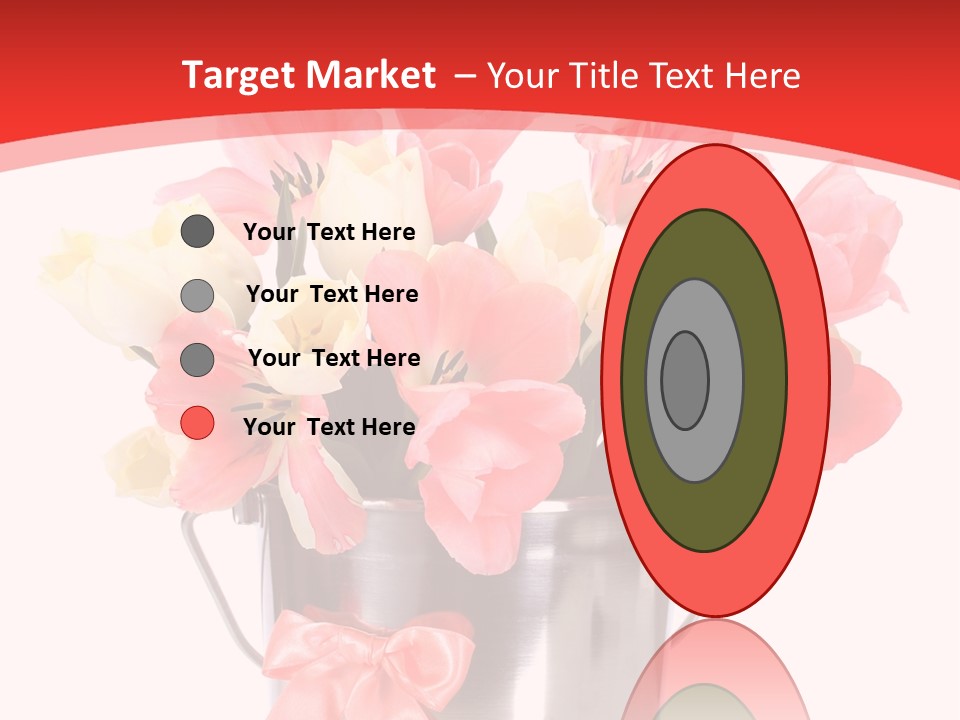 Colour Decorative Floral PowerPoint Template