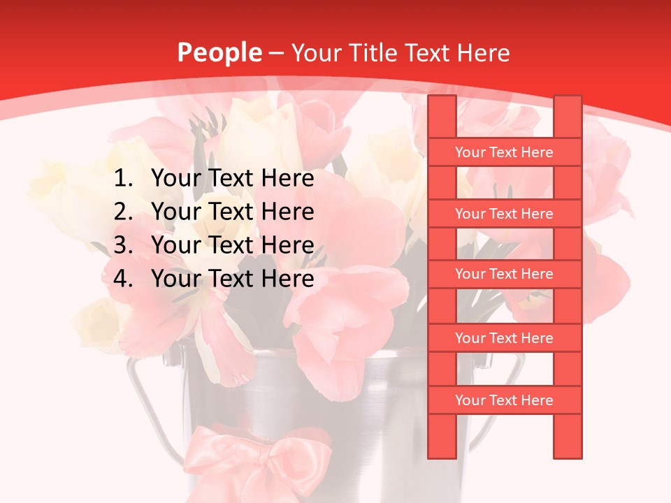 Colour Decorative Floral PowerPoint Template