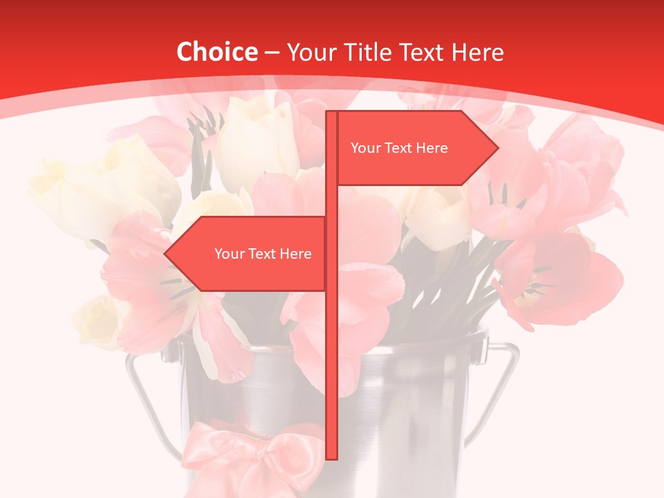 Colour Decorative Floral PowerPoint Template