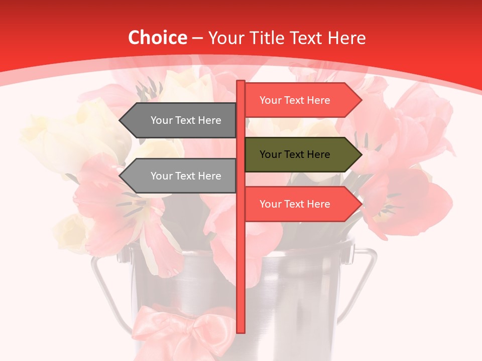 Colour Decorative Floral PowerPoint Template