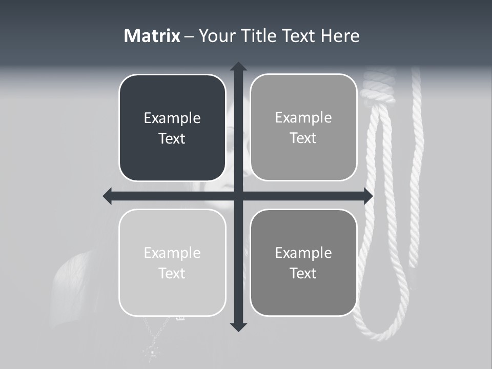 Victim Goth Loop PowerPoint Template