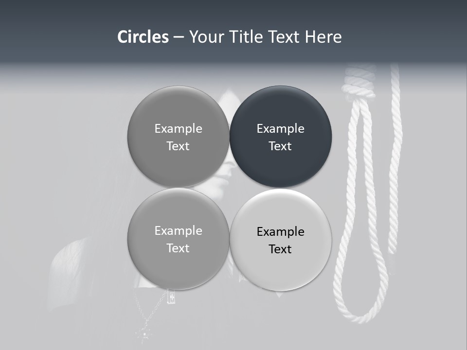 Victim Goth Loop PowerPoint Template