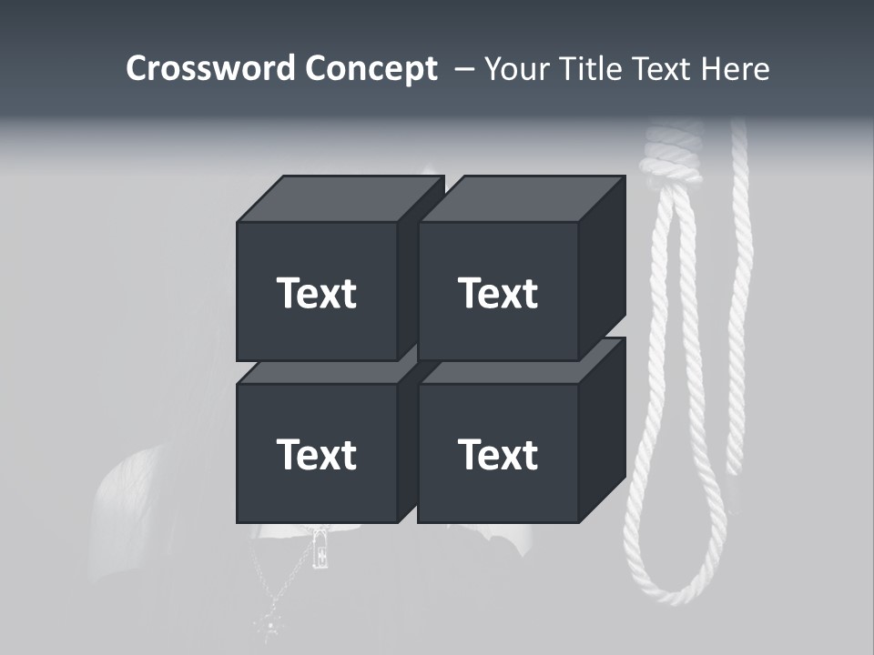 Victim Goth Loop PowerPoint Template
