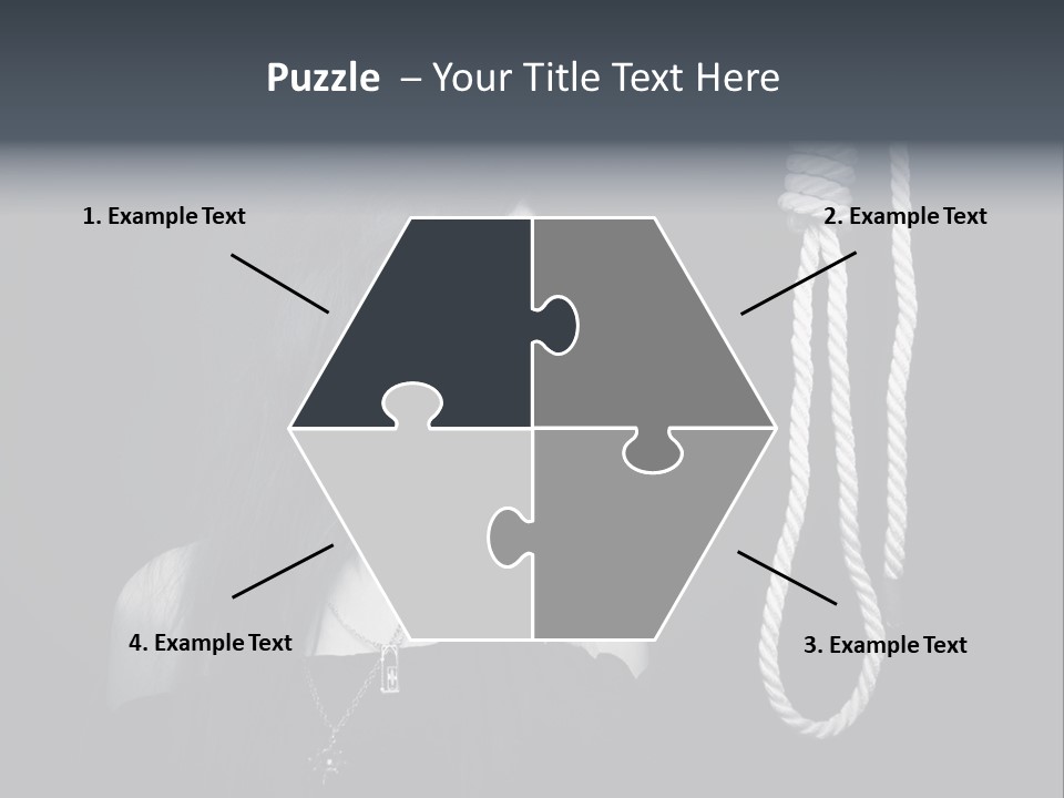 Victim Goth Loop PowerPoint Template