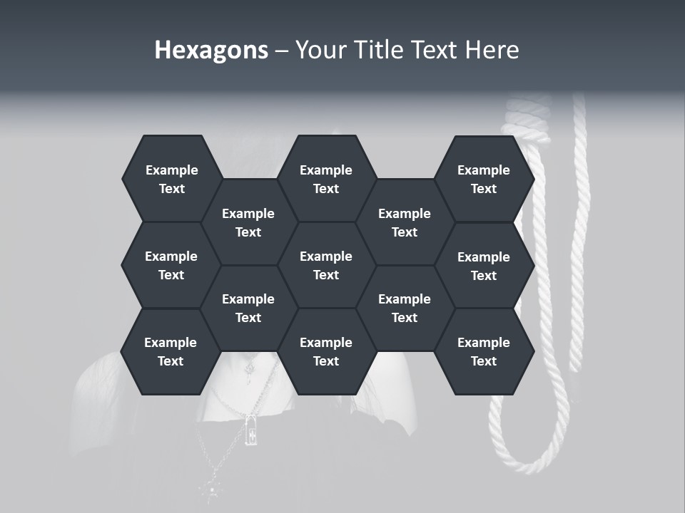 Victim Goth Loop PowerPoint Template