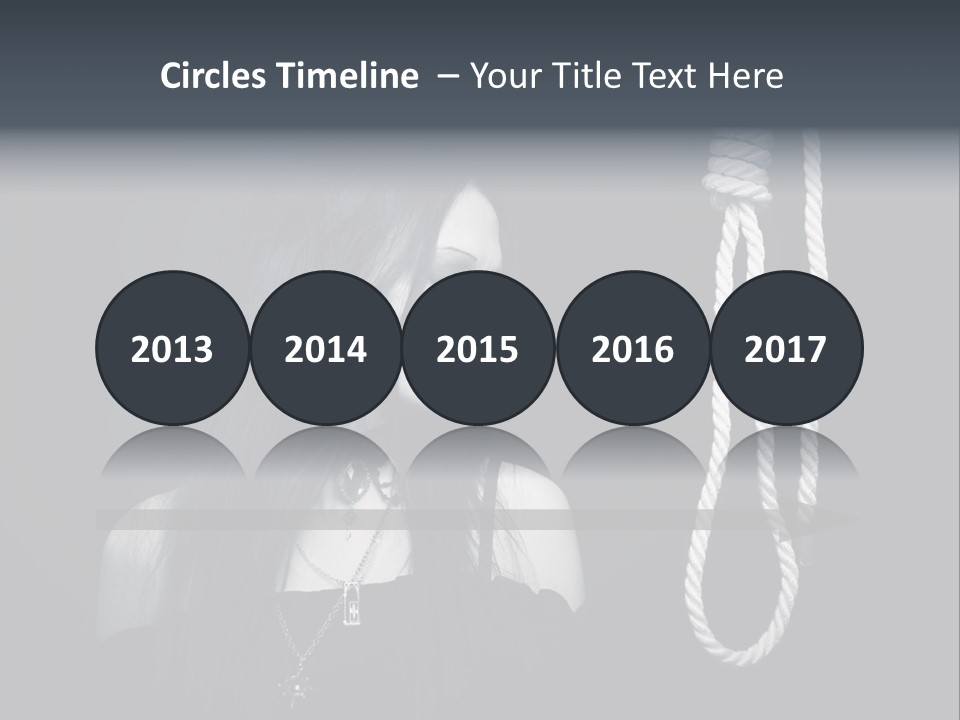 Victim Goth Loop PowerPoint Template