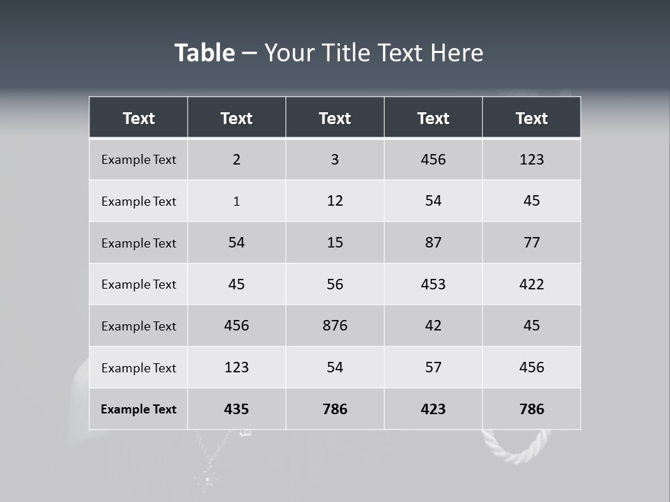 Victim Goth Loop PowerPoint Template