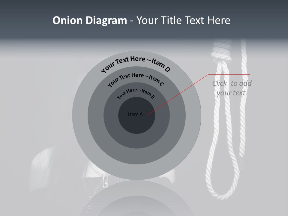 Victim Goth Loop PowerPoint Template