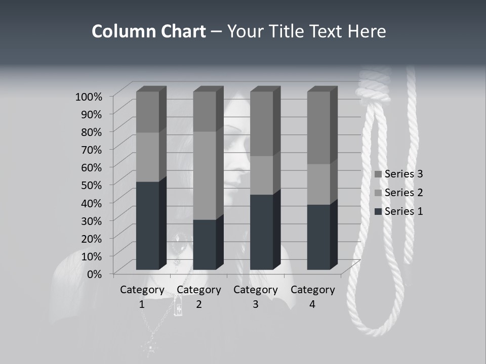 Victim Goth Loop PowerPoint Template