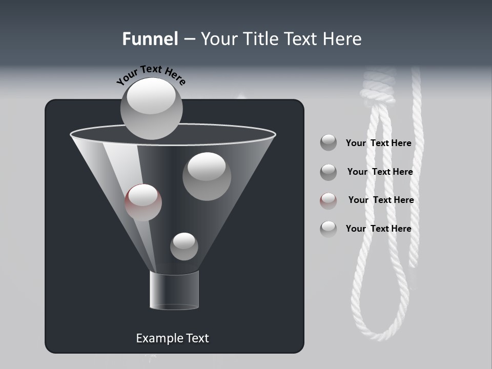 Victim Goth Loop PowerPoint Template