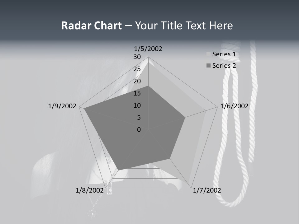 Victim Goth Loop PowerPoint Template