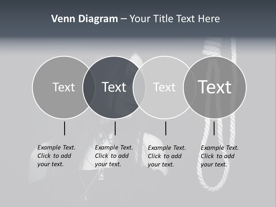 Victim Goth Loop PowerPoint Template