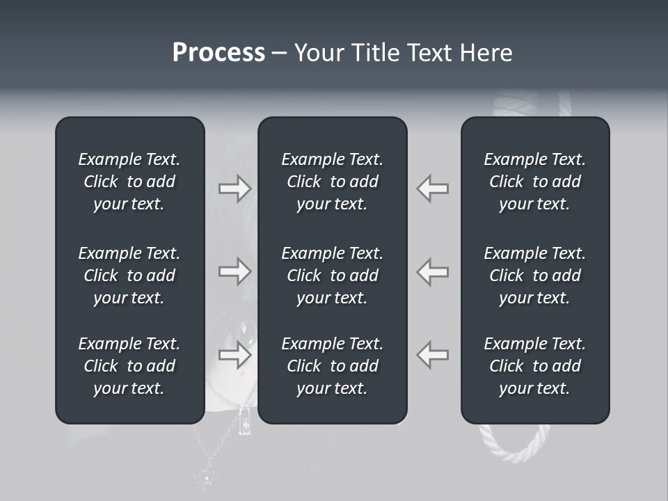 Victim Goth Loop PowerPoint Template