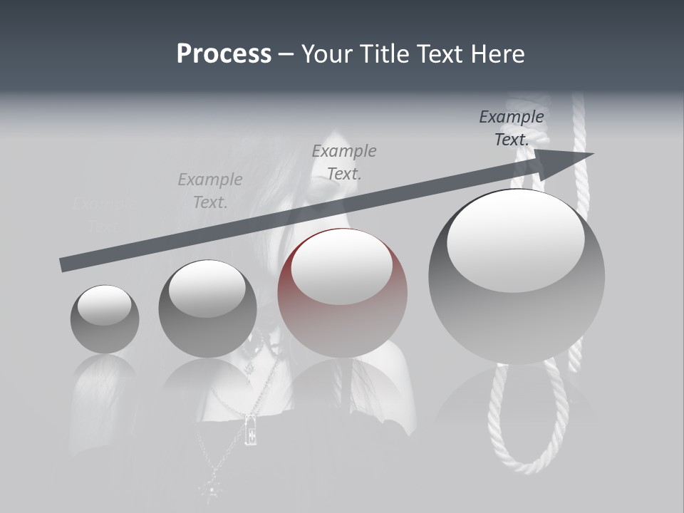 Victim Goth Loop PowerPoint Template