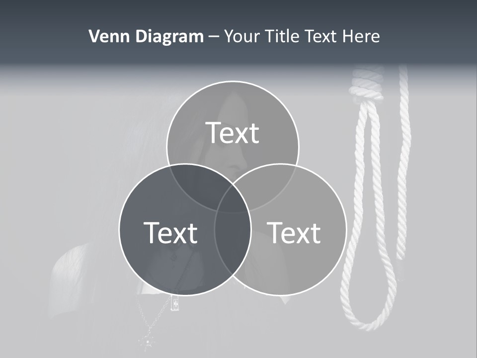Victim Goth Loop PowerPoint Template