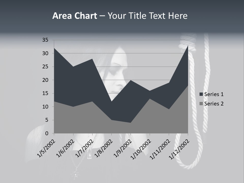 Victim Goth Loop PowerPoint Template