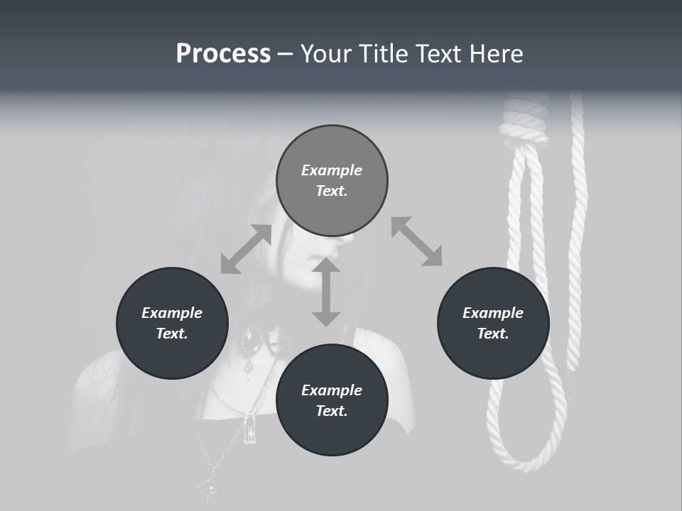 Victim Goth Loop PowerPoint Template
