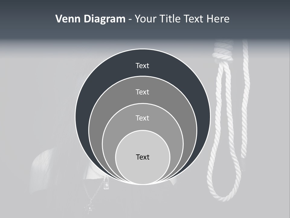 Victim Goth Loop PowerPoint Template