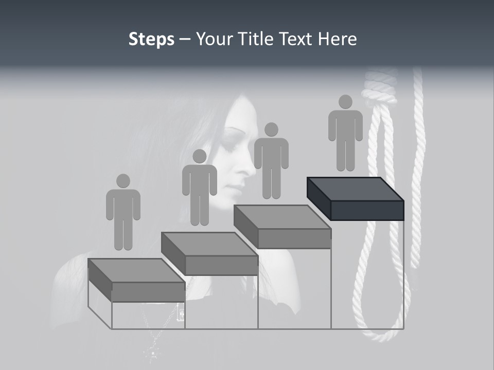 Victim Goth Loop PowerPoint Template