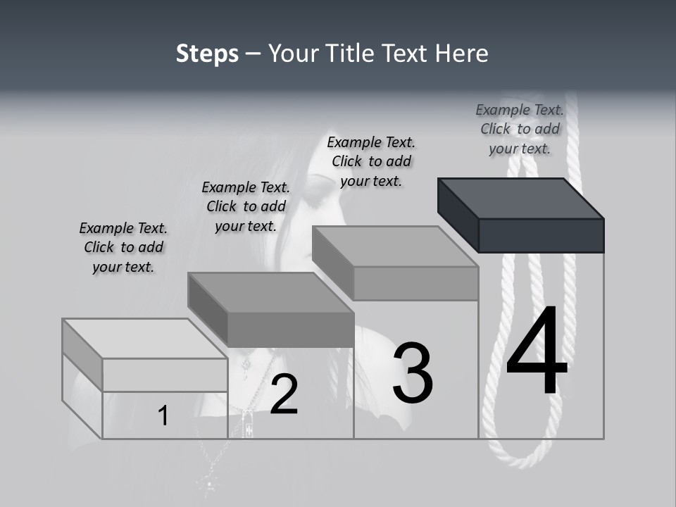 Victim Goth Loop PowerPoint Template