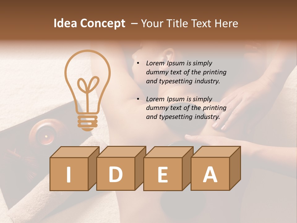 Treatment Attractive Smile PowerPoint Template