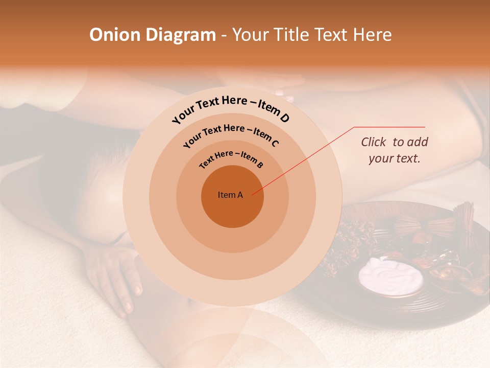 Lying Down Spa Hand PowerPoint Template