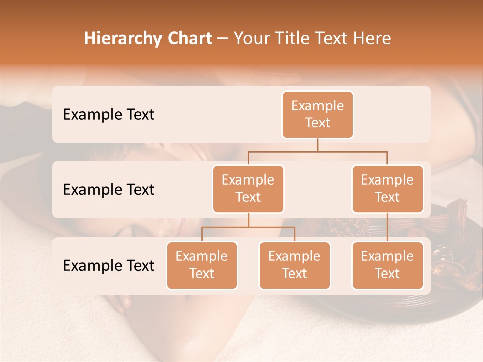 Lying Down Spa Hand PowerPoint Template