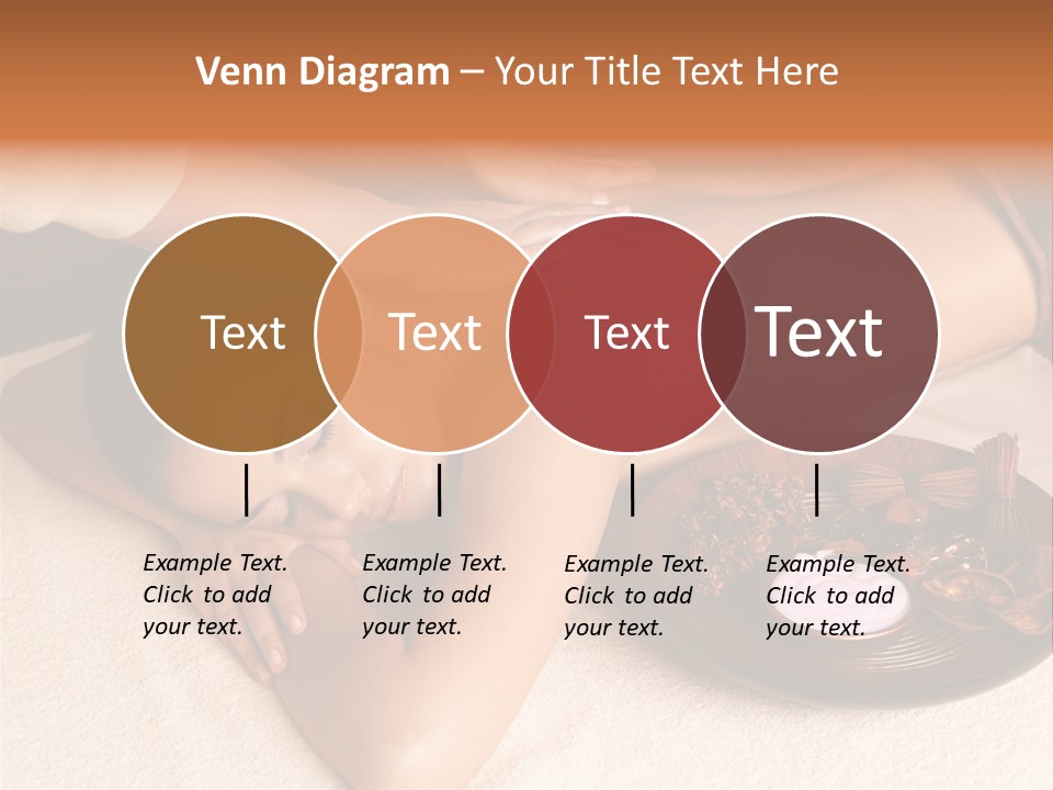 Lying Down Spa Hand PowerPoint Template
