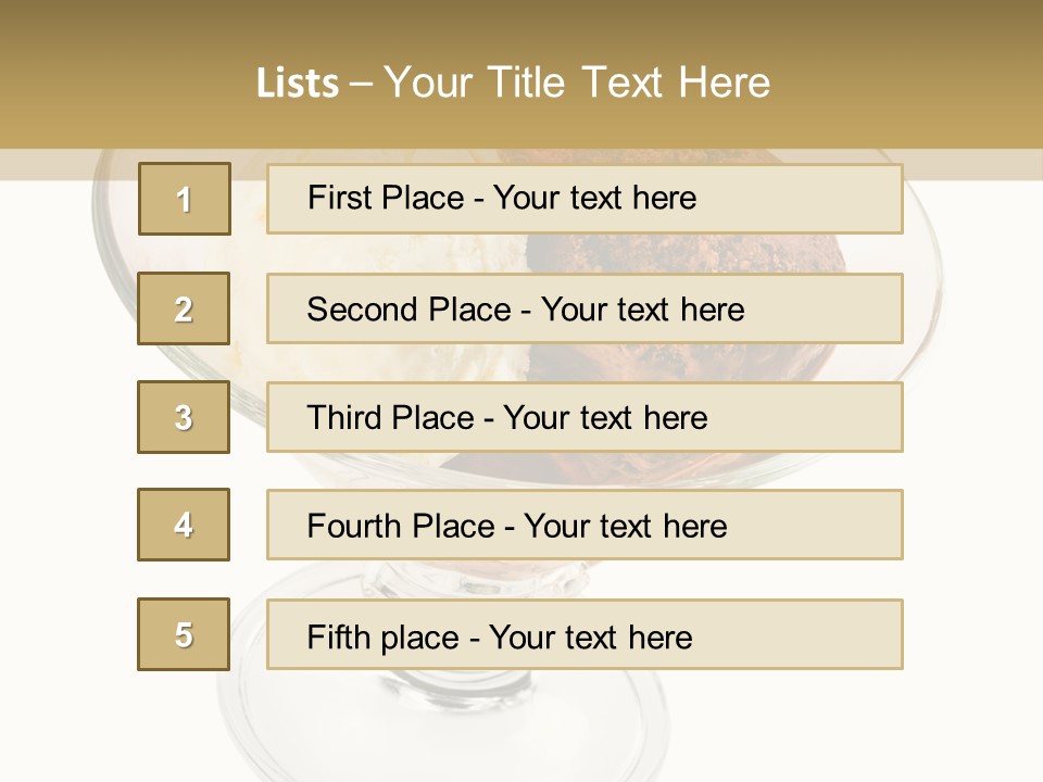 Strawberry Creamy Icecream PowerPoint Template