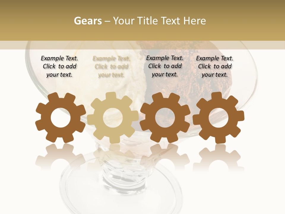 Strawberry Creamy Icecream PowerPoint Template