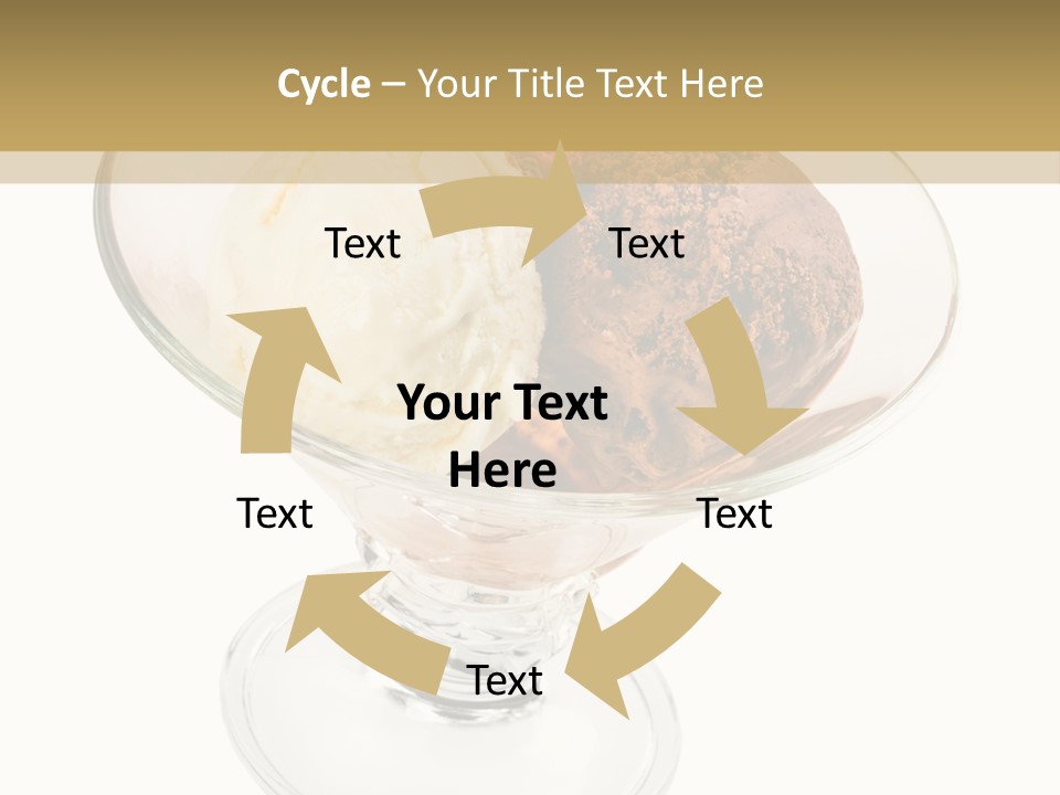 Strawberry Creamy Icecream PowerPoint Template