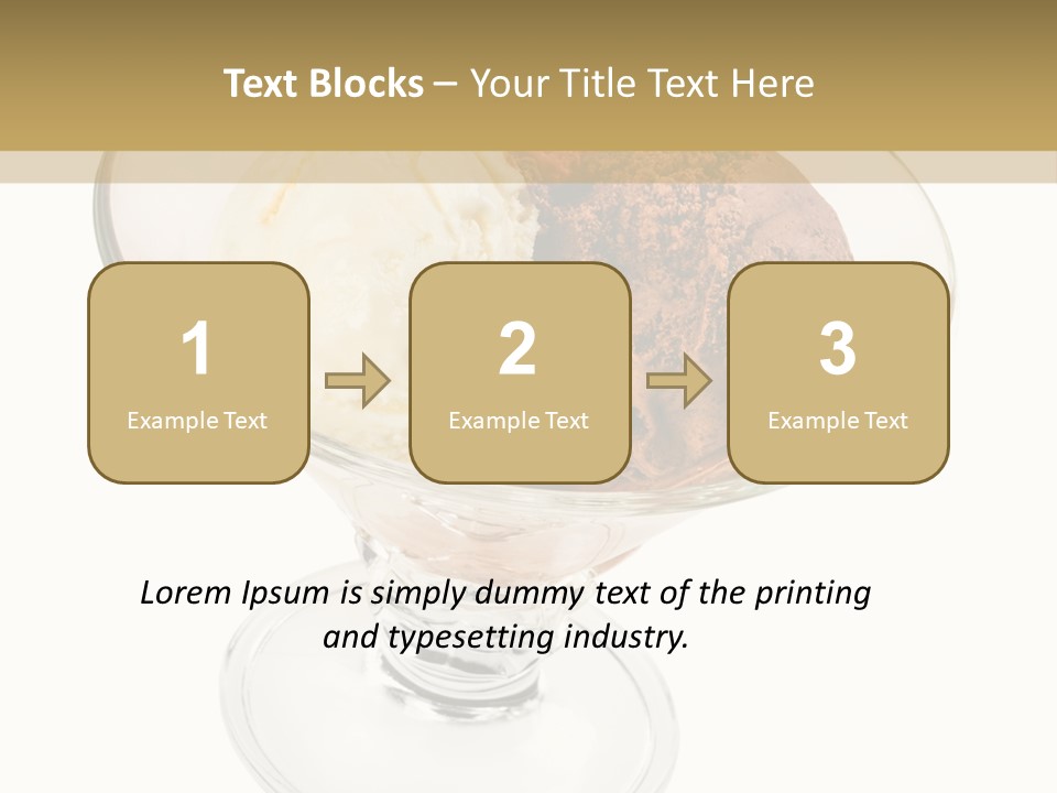 Strawberry Creamy Icecream PowerPoint Template