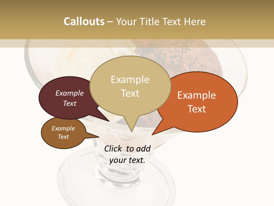 Strawberry Creamy Icecream PowerPoint Template