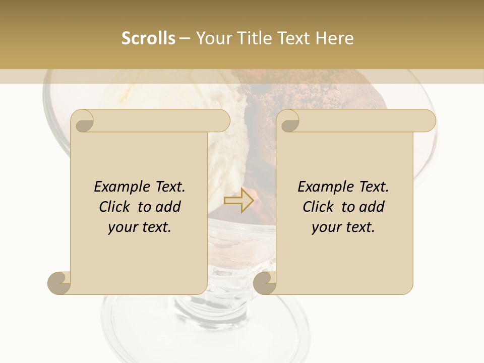 Strawberry Creamy Icecream PowerPoint Template