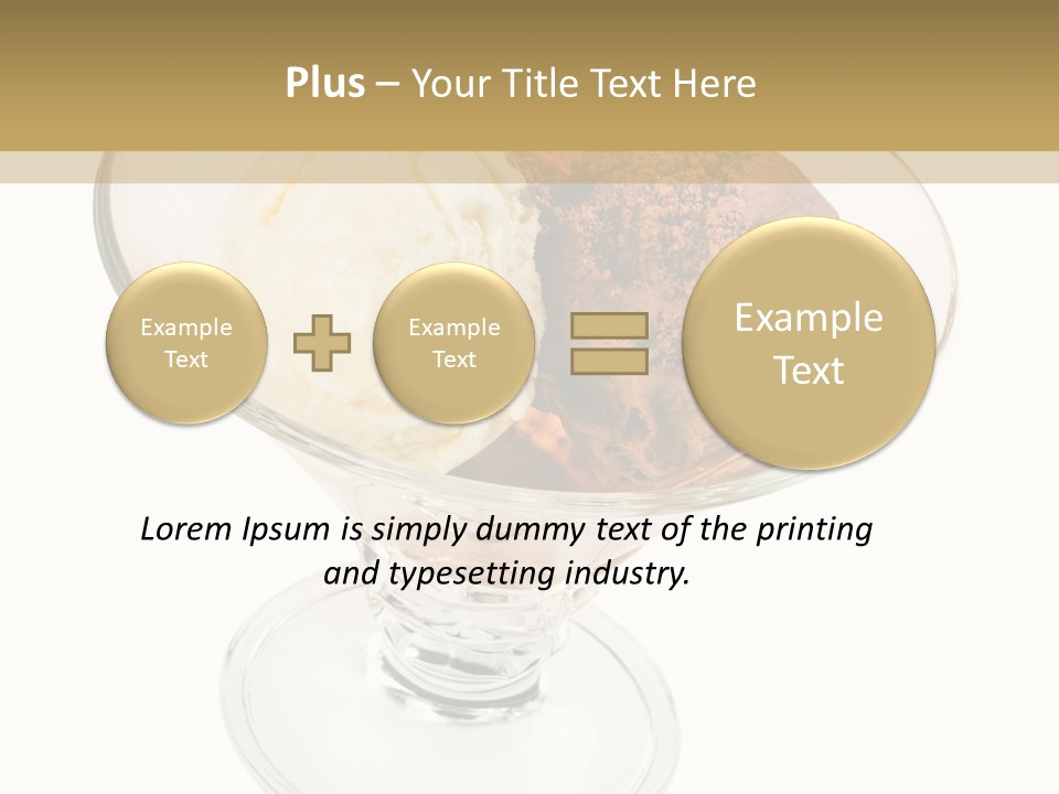 Strawberry Creamy Icecream PowerPoint Template