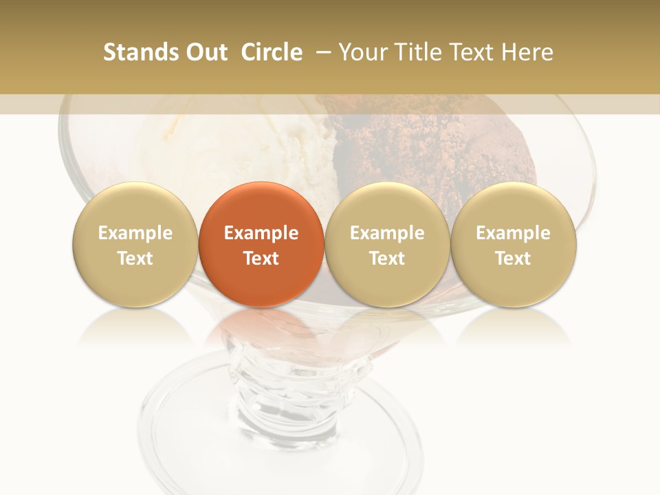 Strawberry Creamy Icecream PowerPoint Template