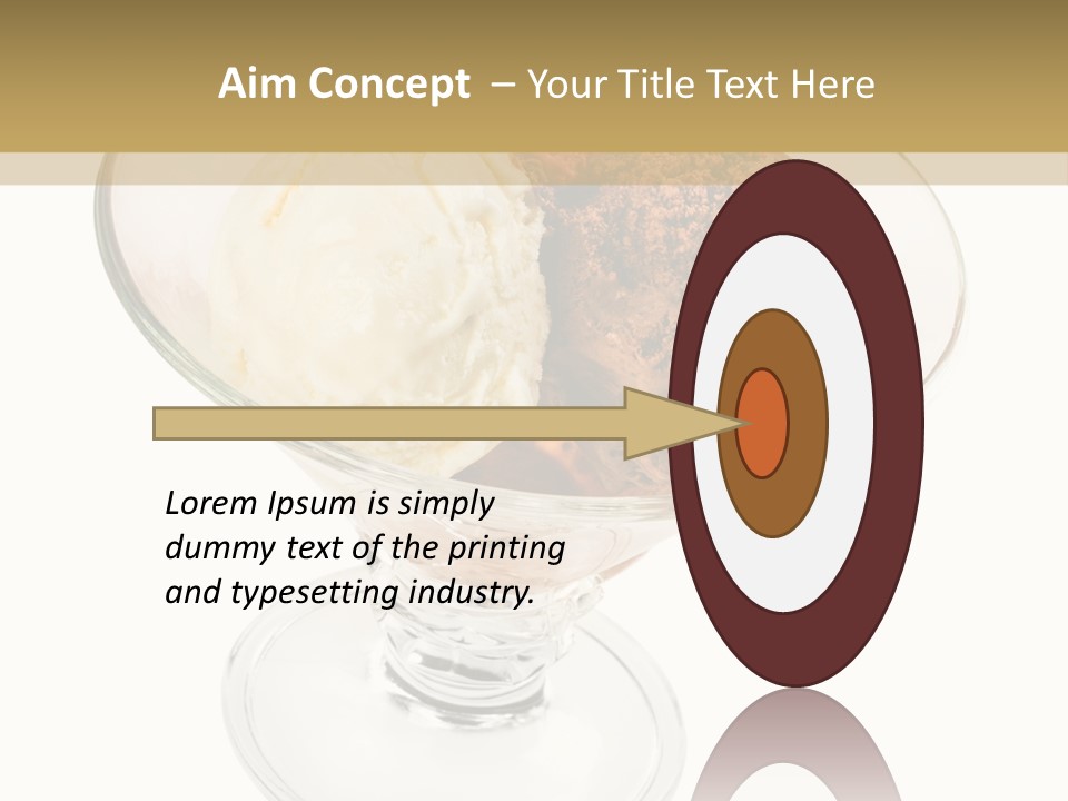 Strawberry Creamy Icecream PowerPoint Template