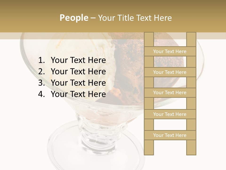 Strawberry Creamy Icecream PowerPoint Template