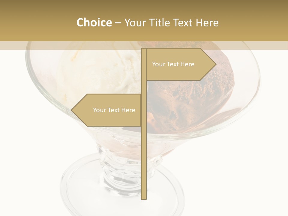 Strawberry Creamy Icecream PowerPoint Template