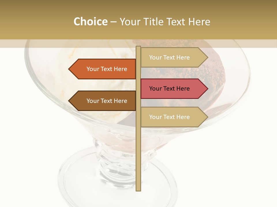 Strawberry Creamy Icecream PowerPoint Template