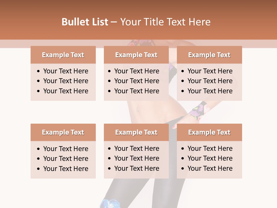 Temptation Girl Studio PowerPoint Template