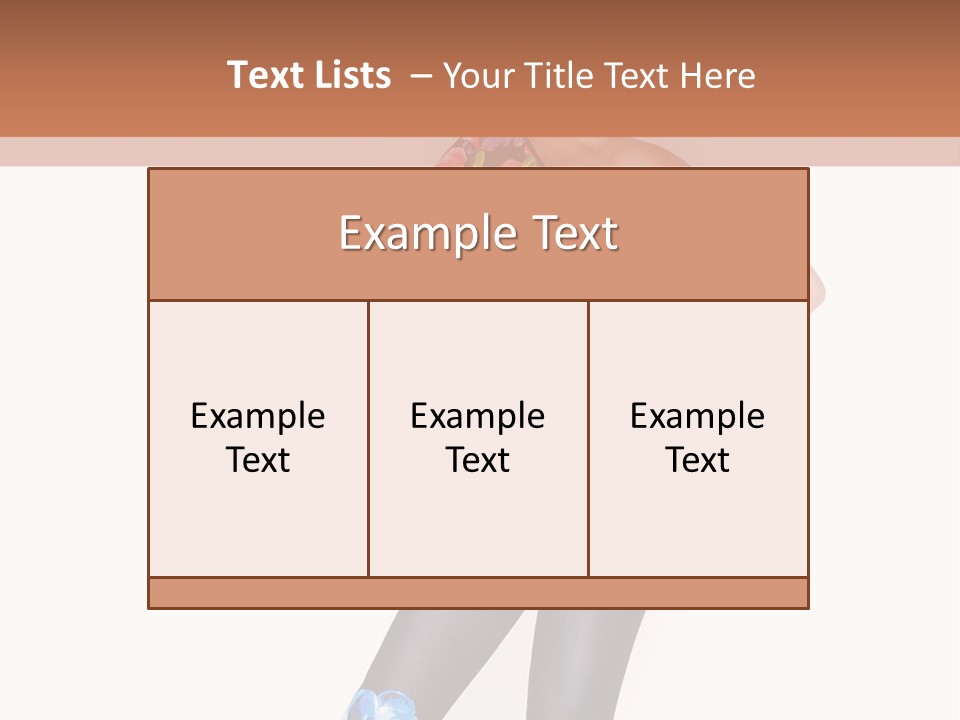 Temptation Girl Studio PowerPoint Template