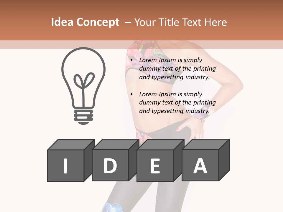 Temptation Girl Studio PowerPoint Template